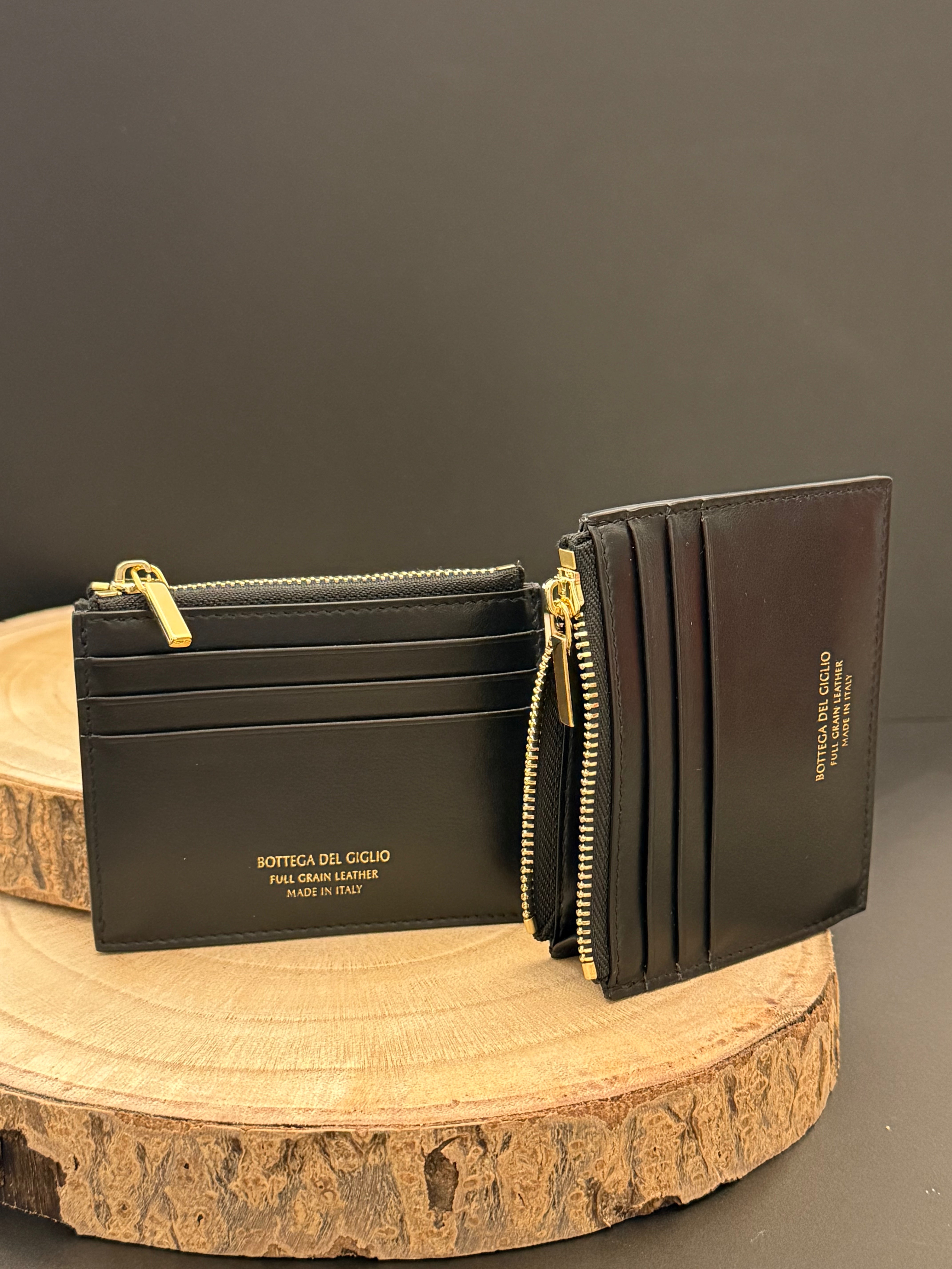 Portacarte deluxe con cerniera