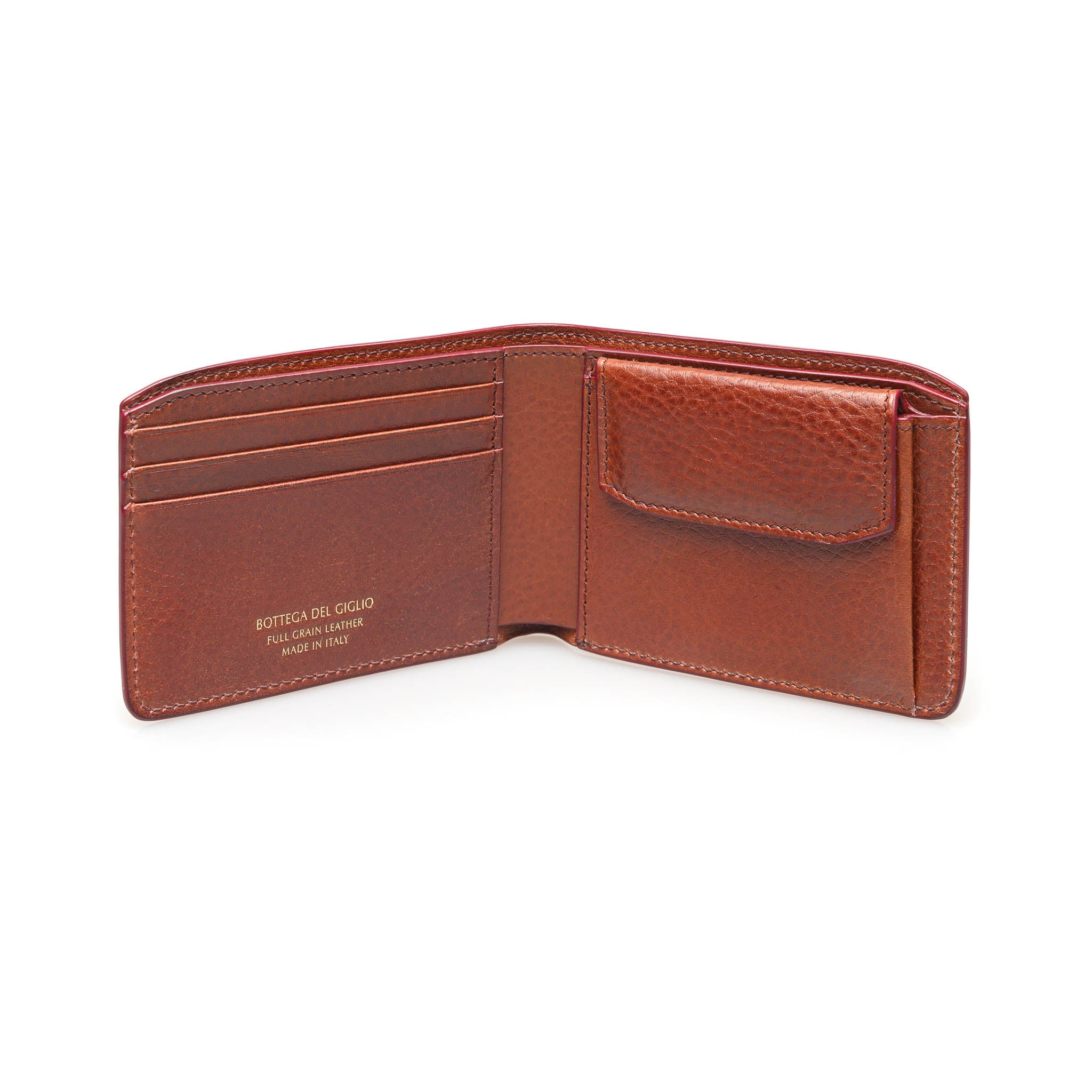 Portafoglio Americanino in pelle Bottalata con portamonete