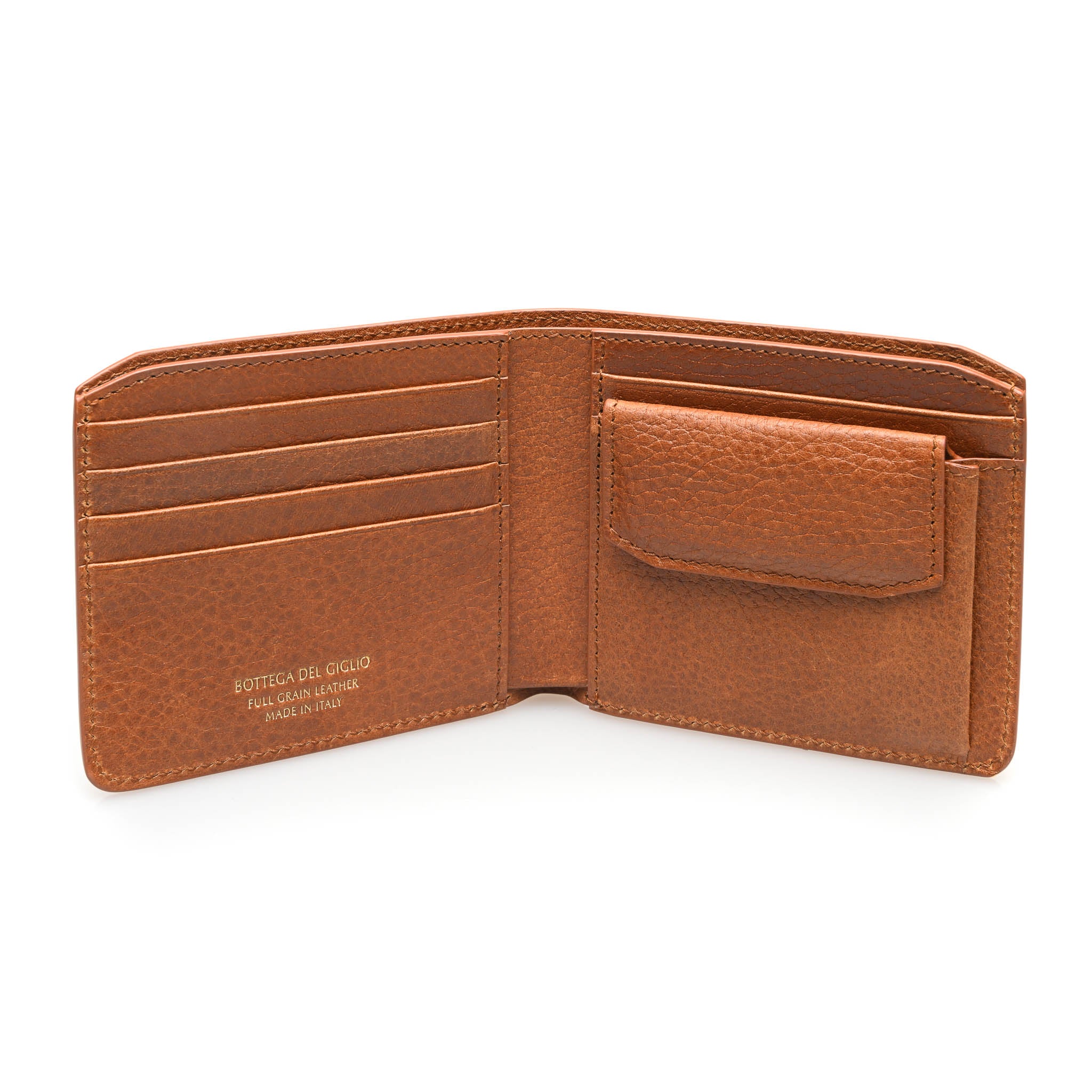 Portafoglio in pelle Bottalata con portamonete
