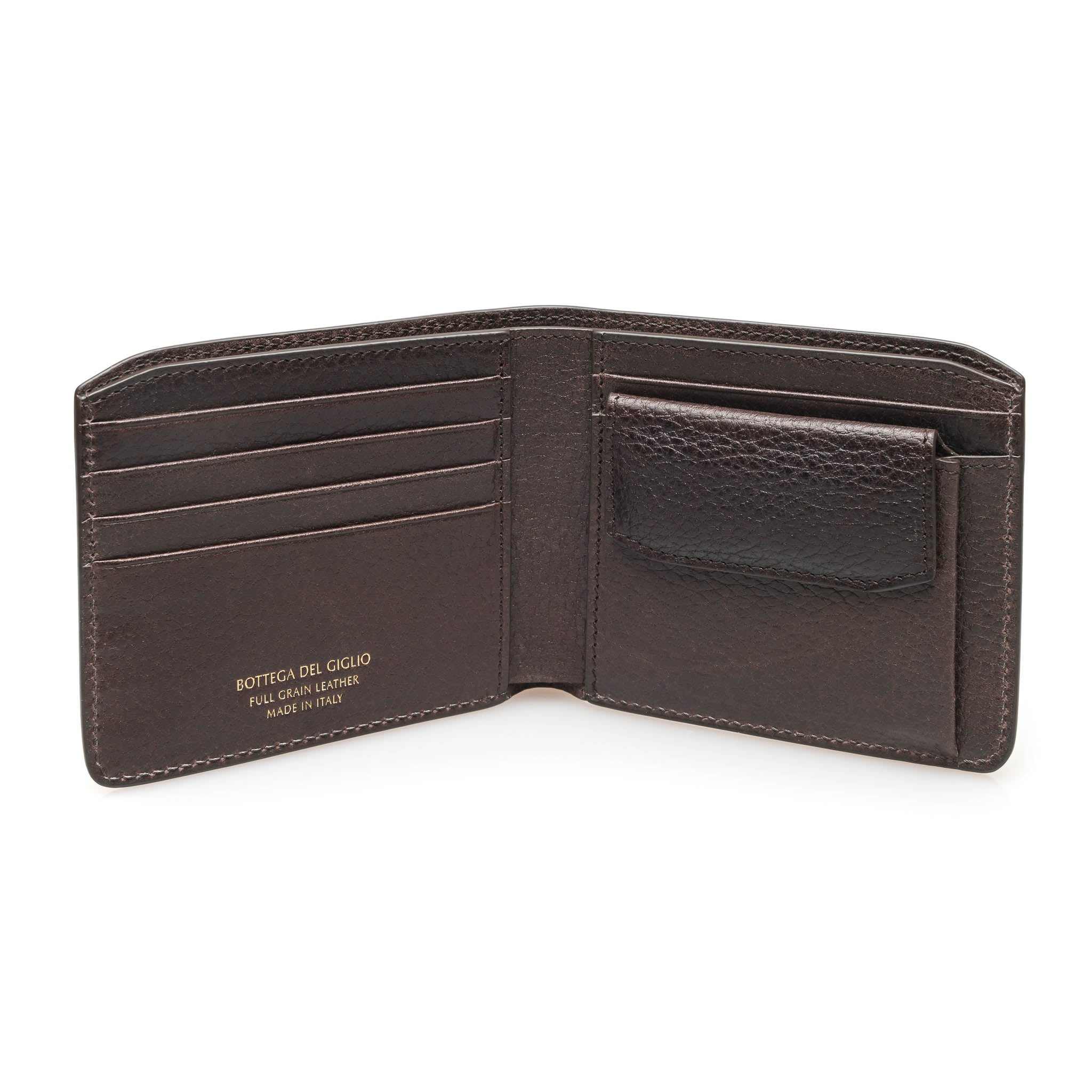 Portafoglio in pelle Bottalata con portamonete